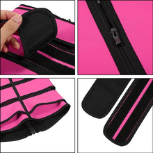 Load image into Gallery viewer, Close-up image of the waist trainer's zipper and belt details: "Close-up view of the zipper and three belts design of the Glamour Lady Tree Belts Waist Trainer. These features provide maximum control and compression for effective shaping and sculpting.